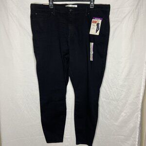 Signature By Levi Strauss & Co. Women's Mid Rise Skinny Jeans Sz 24M/37W 30L